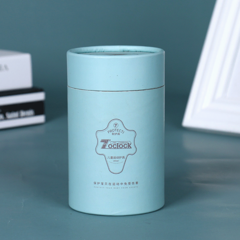 马口铁盖纸罐子定做 圆形牛皮纸茶叶罐花茶食品包装纸筒定制