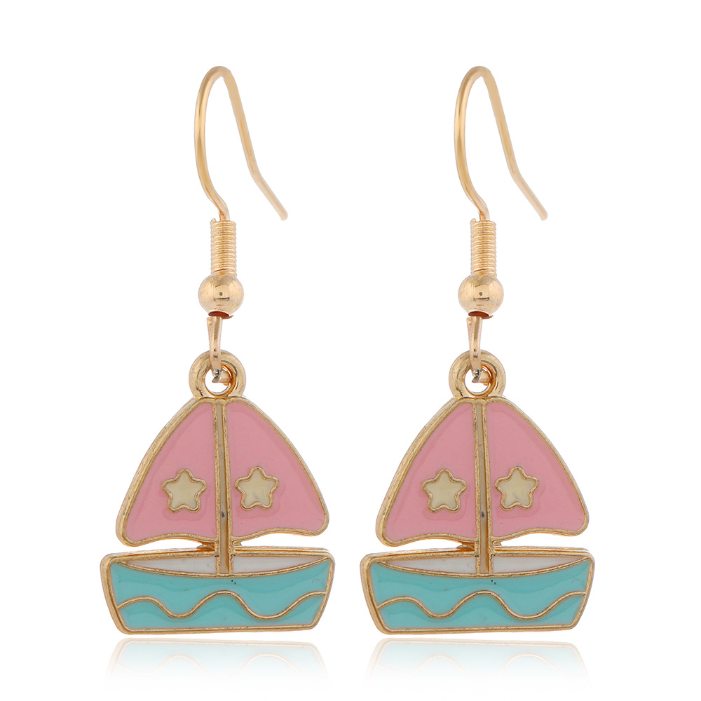Korean Creative New Alloy Dripping Fruits Earrings display picture 7