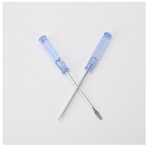 Transparent Mini Screwdriver Crystal Handle Custom Small Transparent Head Flathead and Phillips Screwdriver Wholesale