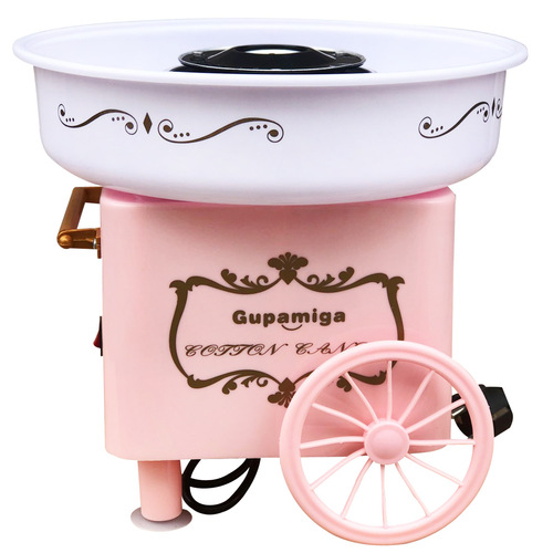 Pink Cartwheel Cotton Candy Machine for Home Use, Children's Cotton Candy Machine, Gift for Children's Day