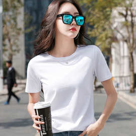 269 白色T恤女短袖夏装2021新款宽松女装体恤ins潮韩版上衣