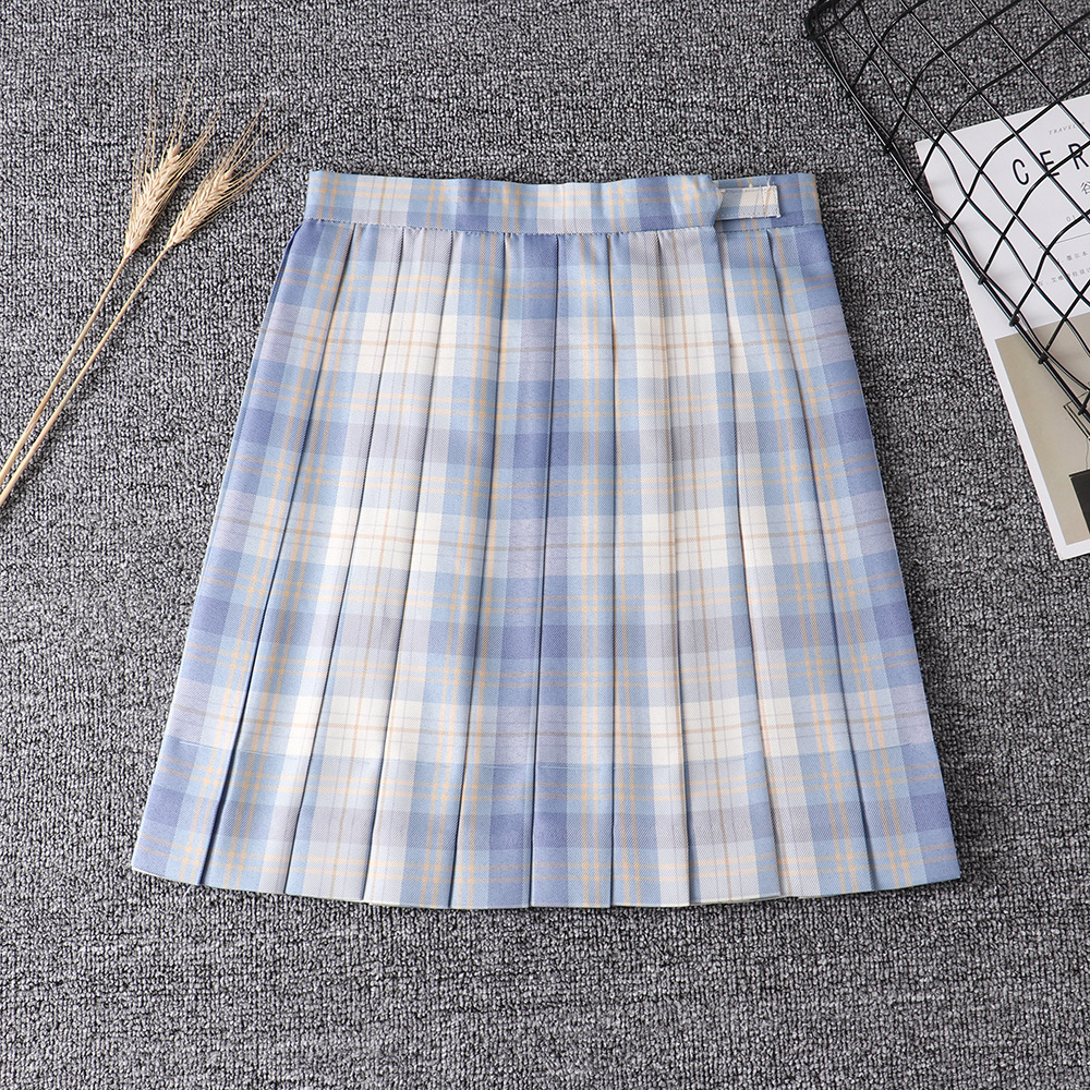 Японская школьная юбка, студенческая юбка в складку