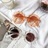 Children's fashionable sunglasses flower-shaped, glasses solar-powered for boys, Korean style, flowered