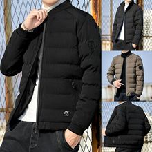 男士棉衣冬季新款韓版潮流青年休閑立領加厚保暖短款羽絨棉襖外套