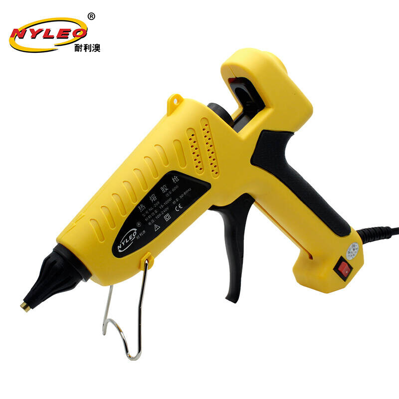 耐利澳100W热熔胶枪 60W80W恒温胶枪 带开关胶棒枪11MM胶棒