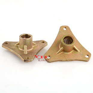 ATV modified ATV mini electric car wheel hub seat rear wheel drum core fixed seat 3-hole rotating flange 17 teeth