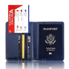 a6證件護照夾機票夾銀行卡收納冊子PU仿皮護照套 簡約卡包
