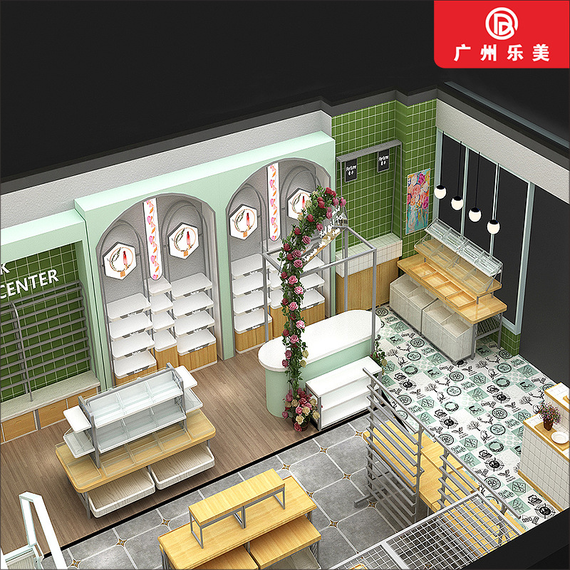 制作饰品展示柜铁木结合日用品促销台零售店货架款式多样厂家直销