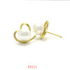 Fashionable zirconium, earrings, accessory, Korean style, four-leaf clover, wholesale