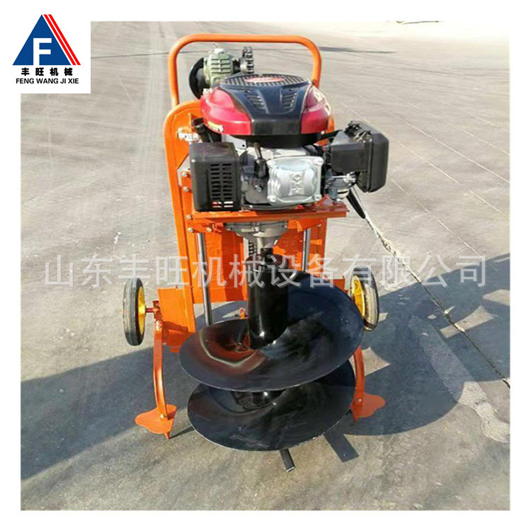 链条手摇支架挖坑机 便携式植树挖坑机 速度快一人操作