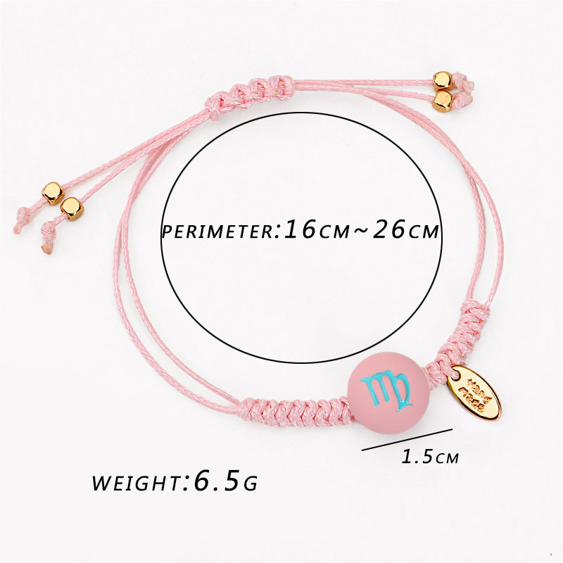 Fashion Constellation Wax line Braid Womenu0027S Bracelets 1 Piece