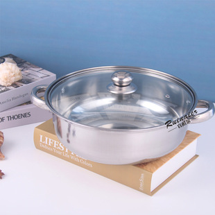 Ruinell stainless steel double-layer steamer 28cm multifunctional 32cm large steamer LOGO custom thick soup steamer