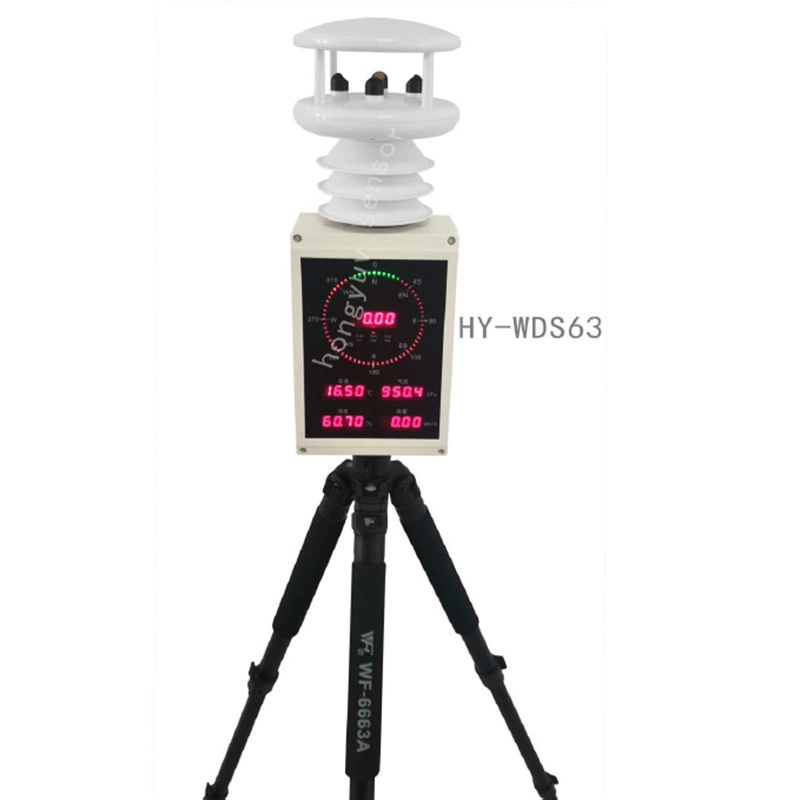 Портативная автоматическая метеостанция серии HY-WD6, портативный ветротестер, портативный монитор направления ветра, скорость ветра