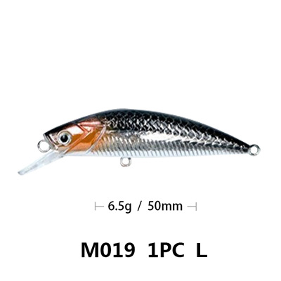 Sinking Minnow Fishing Lures 55mm 6.5g Hard Plastic Baits Fresh Water Bass Swimbait Tackle Gear