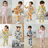 2019 Autumn and winter the republic of korea children Underwear men and women Home Furnishings Autumn and winter new pattern suit Of large number wholesale vovo30s