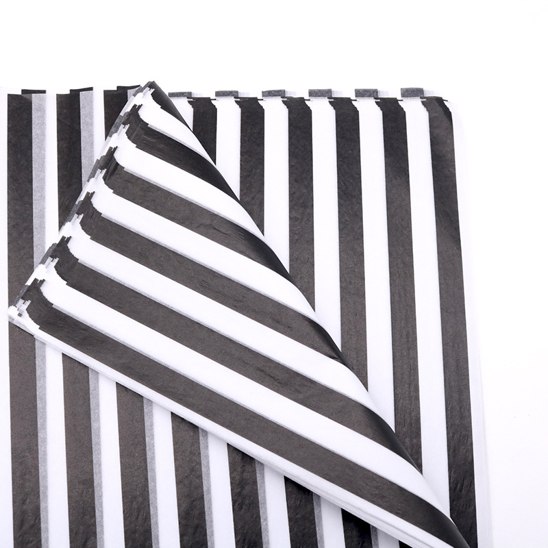 Suministro directo de fábrica 20 estrella de cinco puntas raya de lunares oro caliente y papel de copia de plata forro de regalo embalaje de papel de pera