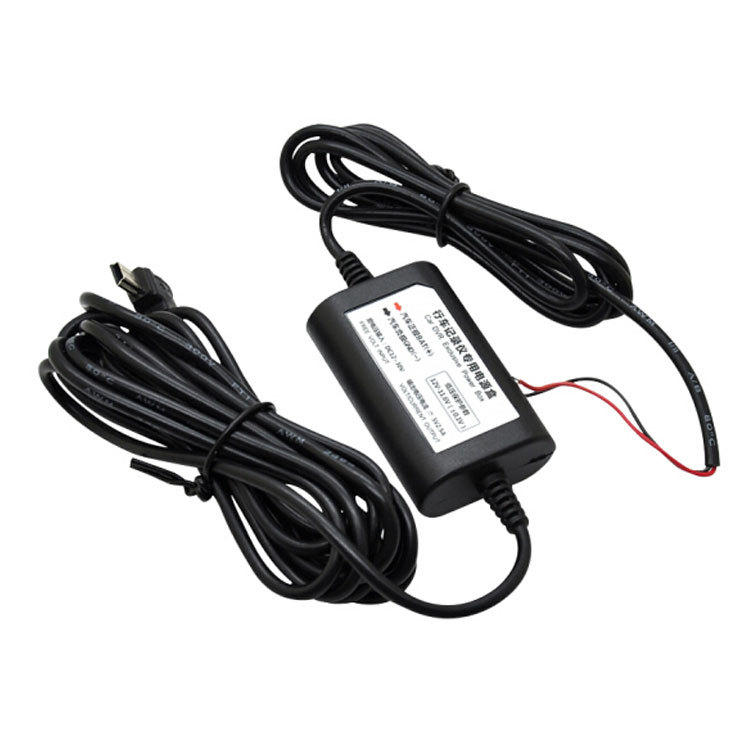 通電寶汽車用品爆款12v轉5v2.5a停車監控車載充電線記錄儀降壓線