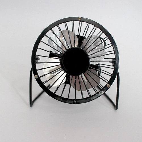 6-inch metal iron USB mini fan 4-inch desktop cartoon animal aluminum blade student office cute fan