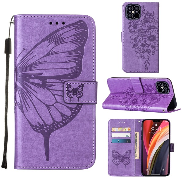 Butterfly Embossed Phone Case For Infinix Note 10 And Moto G50_voghion.com