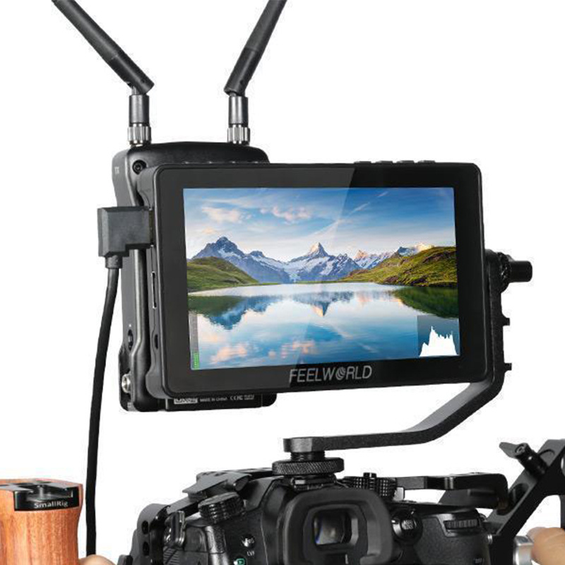 富威德F5Pro單反監視器5.5寸導演攝像微單觸摸外置無線圖傳顯視器