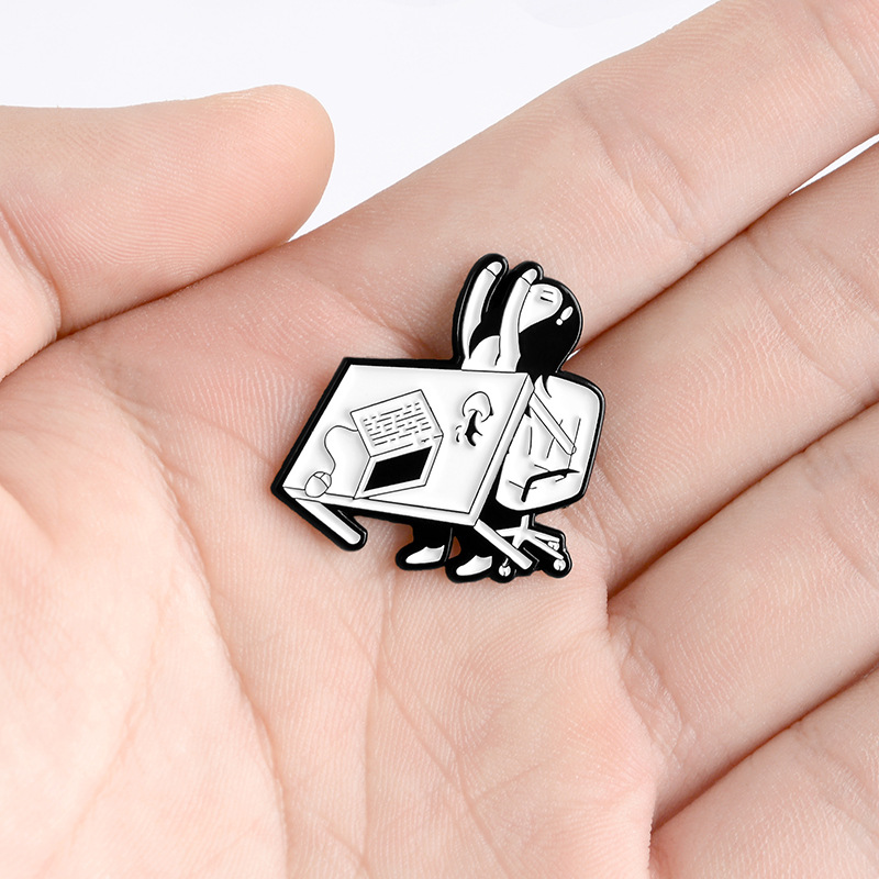 Fashion Style Fashion Pin Cartoon Alloy Stoving Varnish Unisex Brooches