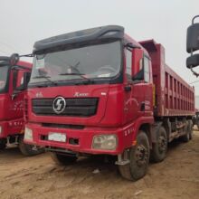 二手国五德龙前四后八自卸车价格430马力8.5米大箱12轮自卸翻斗车