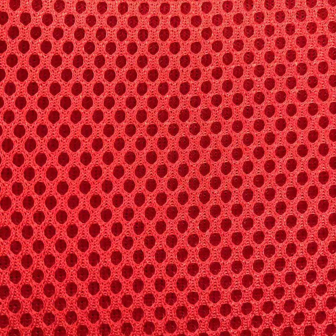 厂家直销枕头床垫网眼布 医家纺三明治 亮丝网眼布 箱包网布