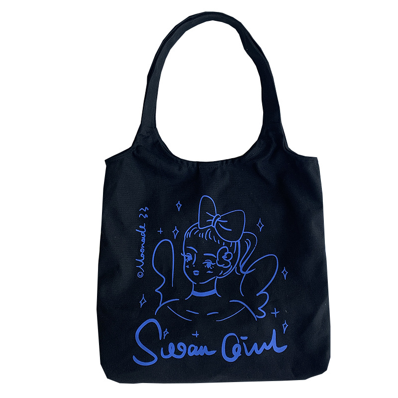 Nueva bolsa de lona de las mujeres bolso del chaleco del hombro de gran capacidad japonesa Harajuku ulzzang estudiante universitario bolsa ins