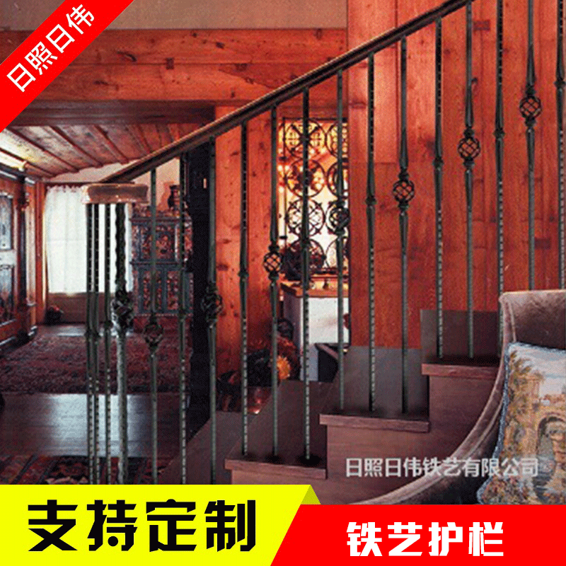 供应意大利传统手工锻造系列鸟笼系列楼梯栏杆 铁艺楼梯花