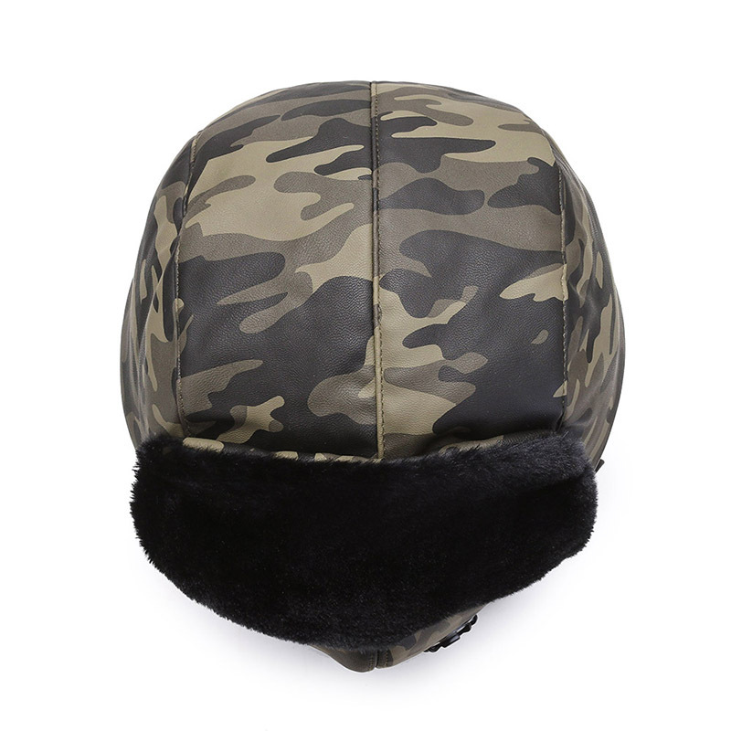 Cappelli da cacciatore Cappello mimetico Lei Feng Cappello in cotone Cappello da uomo alla moda per giovani Cappello invernale da ciclismo Cappello invernale caldo Protezione per il collo freddo da ciclismo Berretto militare_voghion.com