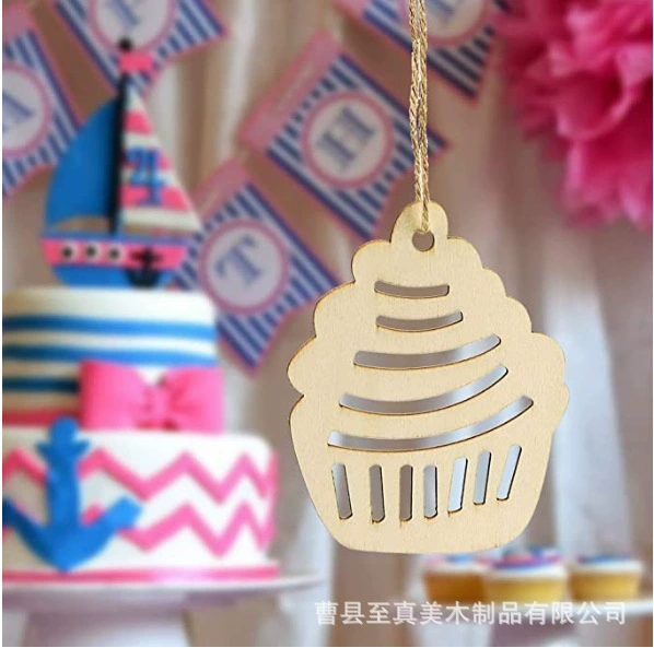 Оптовая Продажа с фабрики креативные Деревянные маленькие украшения Детские декоративные Подвески ручной работы