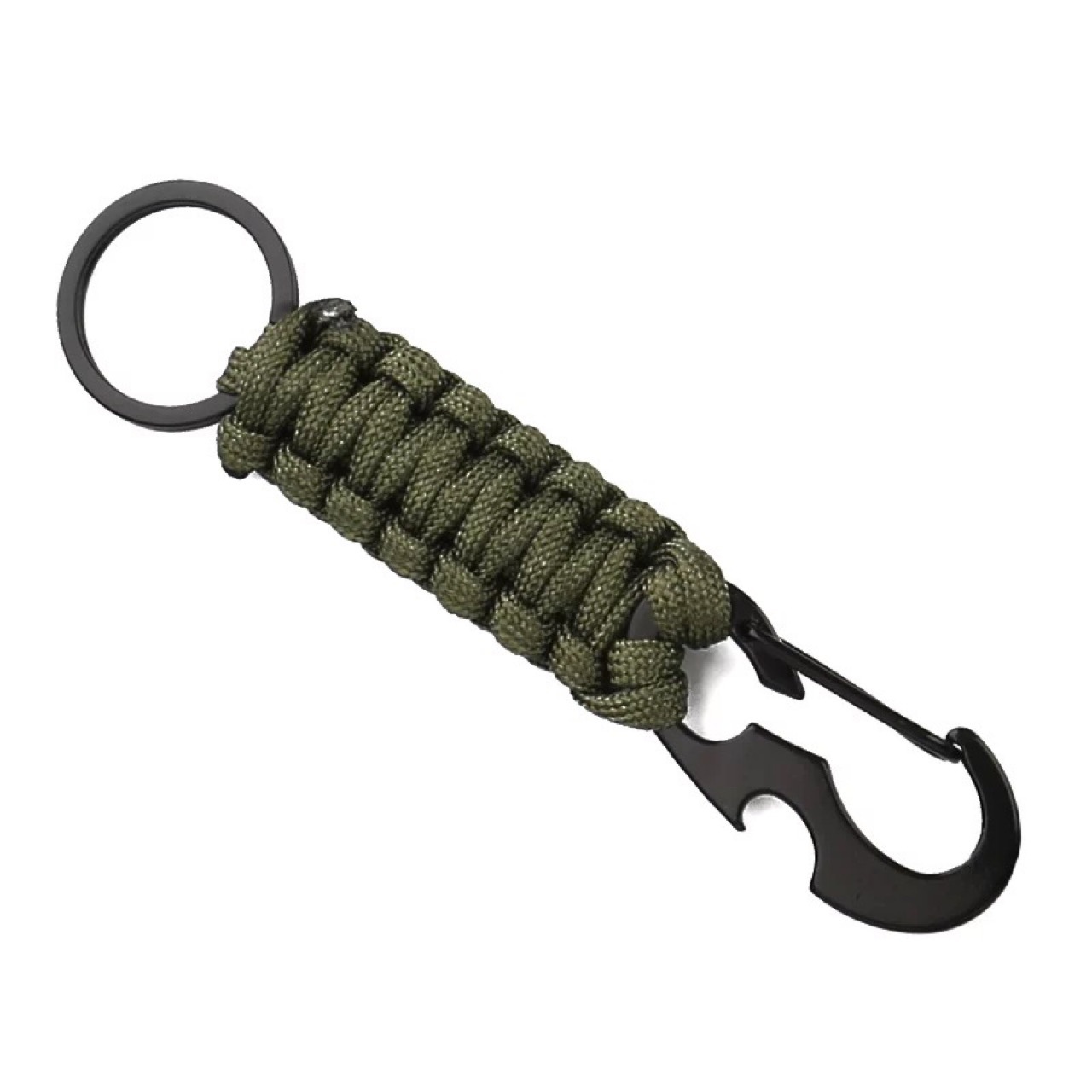 Amazon hot selling outdoor survival seven-core umbrella rope keychain hand-woven key chain mountaineering key pendant