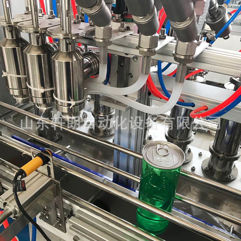 全自动辣椒酱灌装机 蜂蜜食用油小型灌装机 直列式玻璃水灌装机