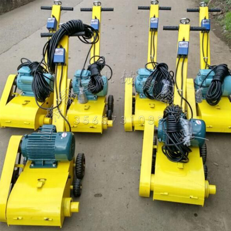 手推式甲板除锈机 电动船舶甲板除锈机 多用途除锈翻新机