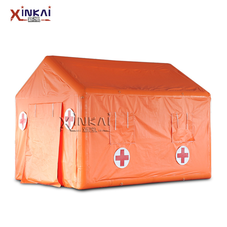 工厂充气帐篷 医用临时安检消毒帐篷 白色医疗应急救援民用帐篷