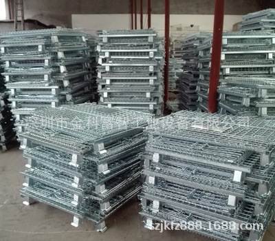 可折疊倉儲籠，物料籠，蝴蝶籠，工廠供應金屬倉儲籠，大鐵筐子
