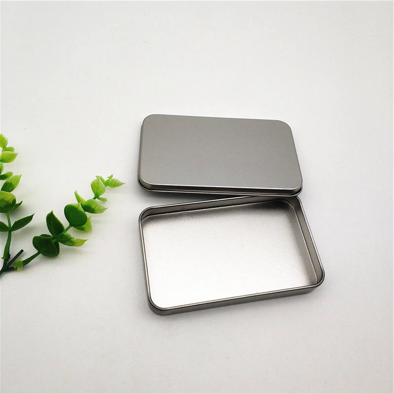 化妆刷套装储物方形铁盒 儿童卡片收纳小铁盒