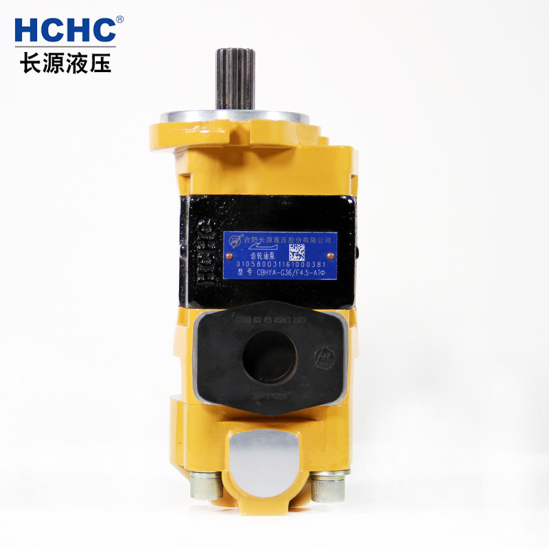 HCHC长源液压齿轮泵 CBHYA-G/F  铸铁双联齿轮油泵 合肥长源液压