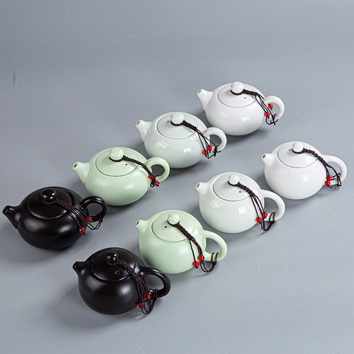 Portable Ceramic Xi Shi Pot Travel Gongfu Tea Set Real Estate Gift Set Custom Logo