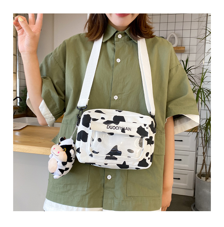 Moda Coreana Nueva Creativa Linda Muñeca Transparente Bolsa De Mensajero Bolsa De Lona Suave Al Por Mayor display picture 16