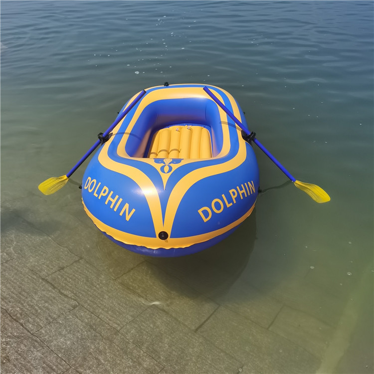现货厂家直销品质保证PVC充气船 充气漂流船 双人充气皮划艇