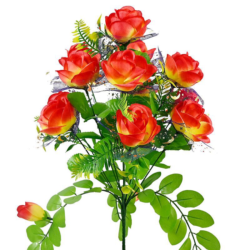 Yiwu wholesale Artificial flower Artificial Flower egg 12 Headband melon seed Xiantao Bouquet of flowers