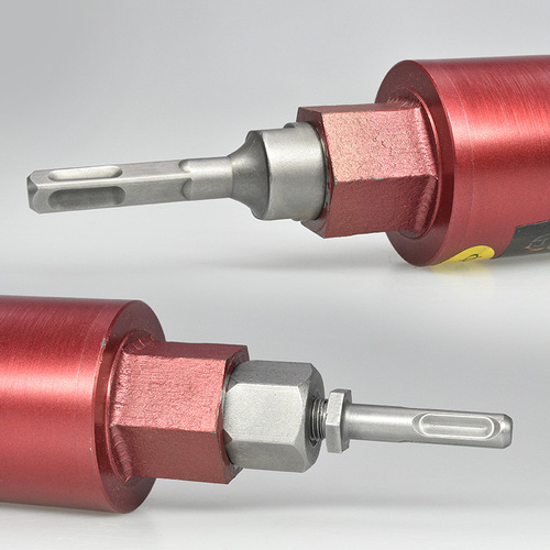 Electric hammer to rhinestone conversion head rod square handle round handle electric wrench pneumatic hexagonal handle conversion 1/2 rod