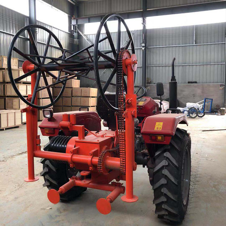 山东泰山500拖拉机放线车华翔550拖拉机绞磨车厂家554拖拉机绞盘