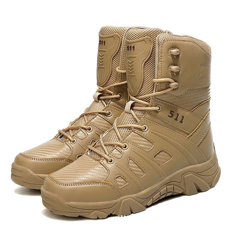 sand combat boots