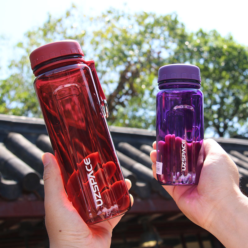 優之創意潮流運動水杯健身水壺便攜U型學生男女塑料隨手戶外杯子