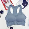 T-shirt, bra top, oolong tea Da Hong Pao, yoga clothing, wireless bra, underwear, beautiful back, plus size