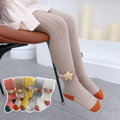 spring and autumn baby Pantyhose Combed Infants Files can be opened children Exorcism Leggings girl Pantyhose