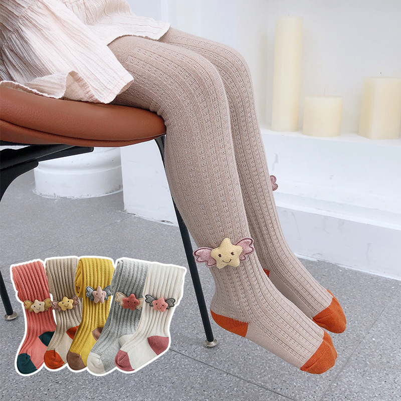 spring and autumn baby Pantyhose Combed Infants Files can be opened children Exorcism Leggings girl Pantyhose