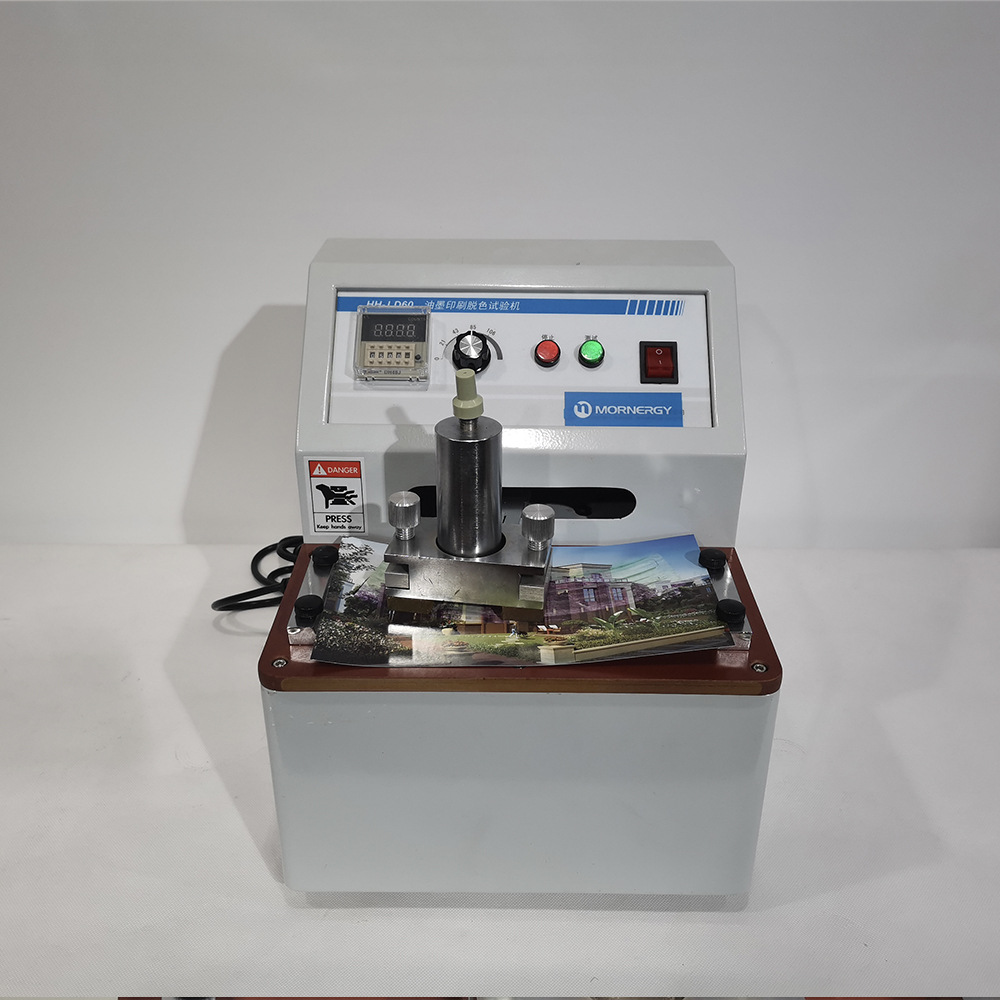 现货油墨印刷脱色试验机批发印刷制品表面涂层耐磨性脱色试验机